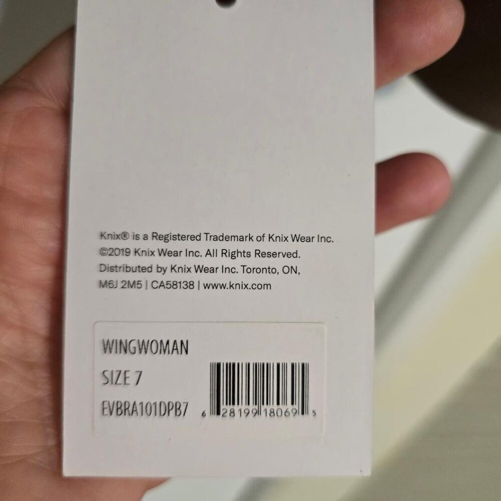 NWT 34D (Sz7) Knix Brown Wireless Bra with inlet for side coverage multiple snap - Picture 13 of 13